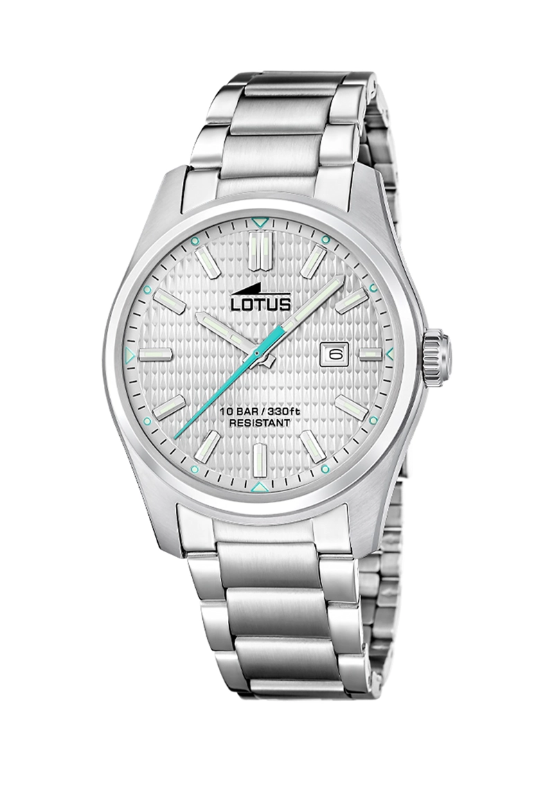 RELOJ 19060/2 LOTUS GRIS HOMBRE ACERO CLASICO - 1