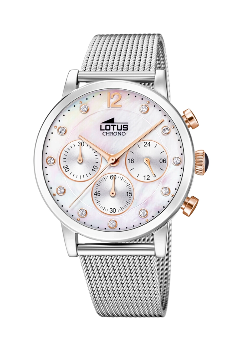 RELOJ 18676/1 LOTUS BLANCO MUJER TRENDY - 1