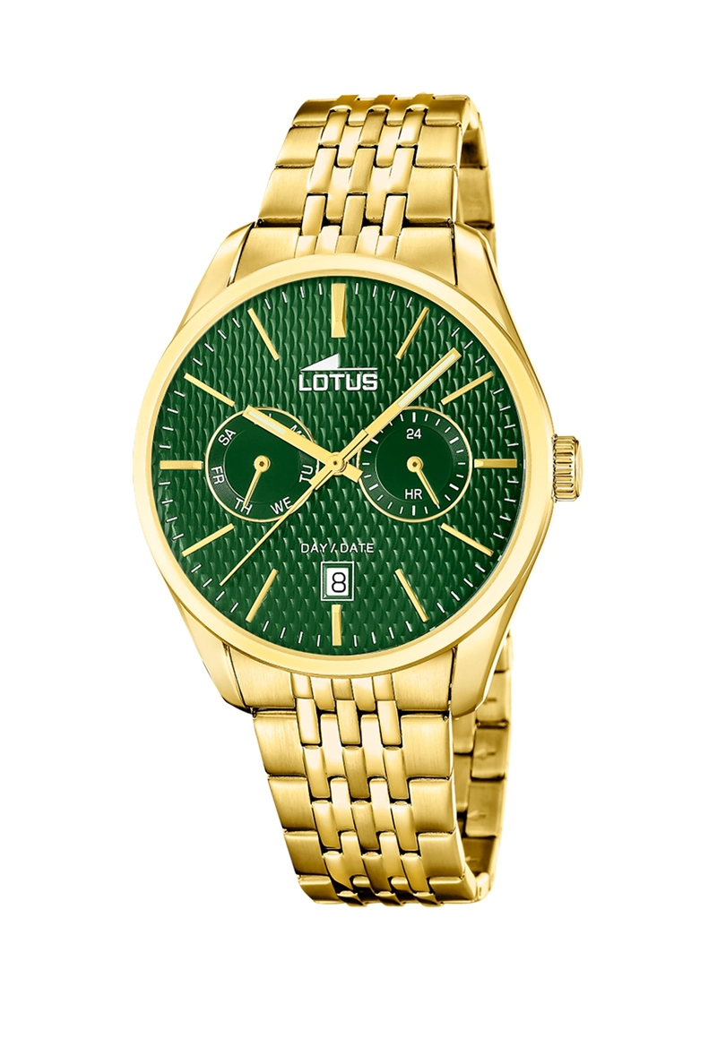 RELOJ 19074/3 LOTUS VERDE HOMBRE MULTIFUNCION - 1