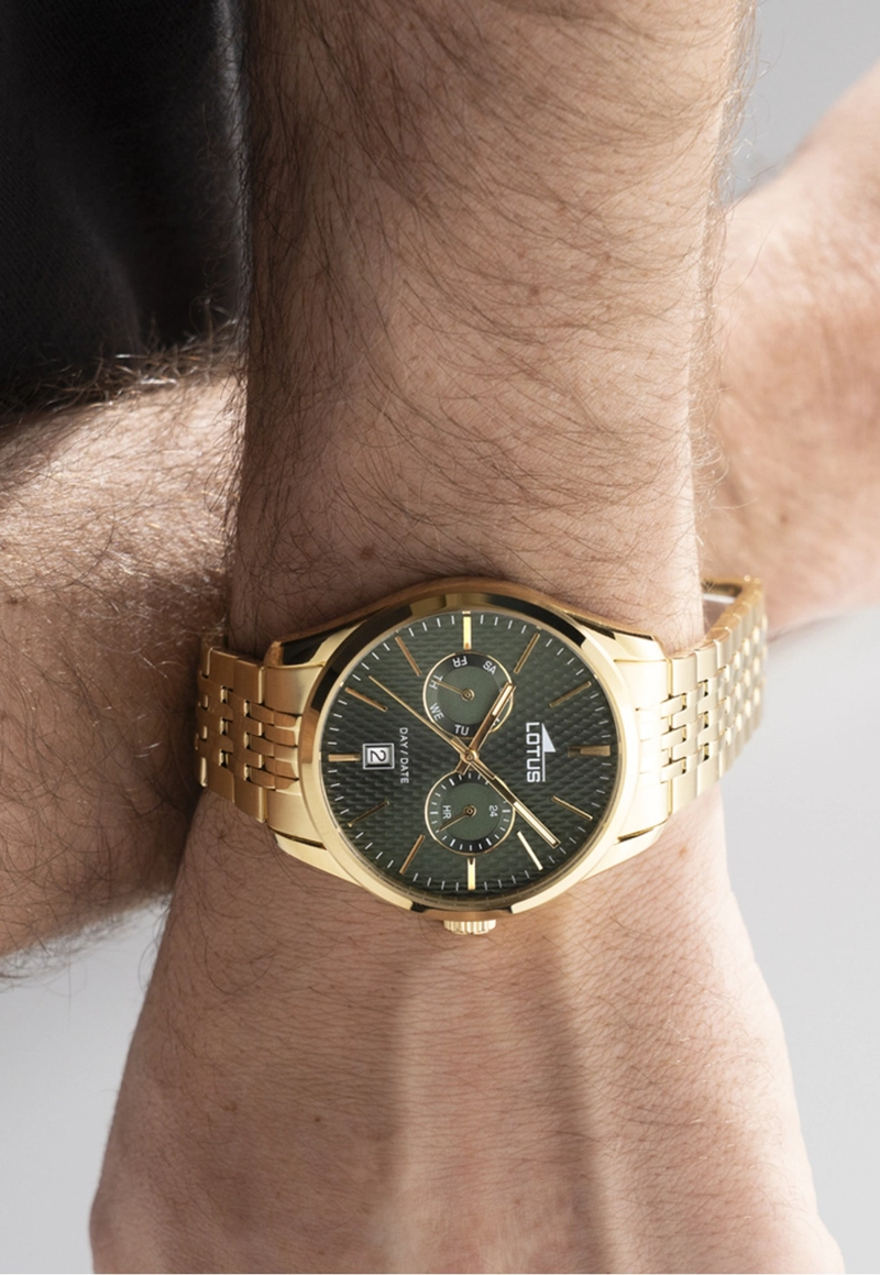 RELOJ 19074/3 LOTUS VERDE HOMBRE MULTIFUNCION - 2