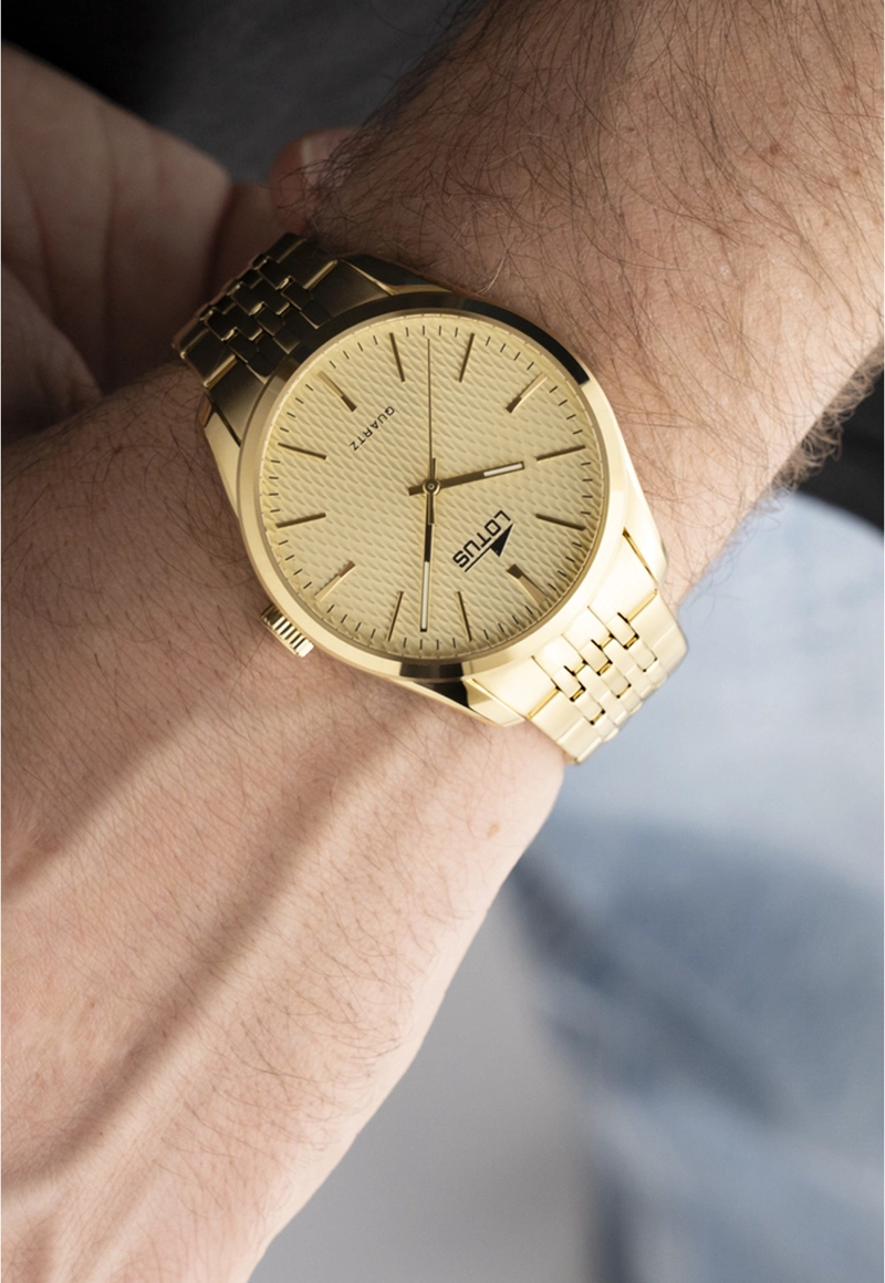 RELOJ 19066/1 LOTUS DORADO HOMBRE MINIMALIST - 2
