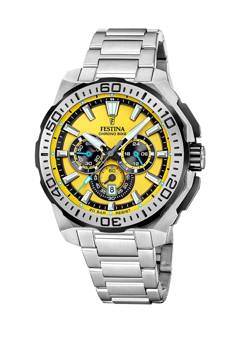 RELOJ F20724/4 FESTINA AMARILLO HOMBRE CHRONO BIKE - 1