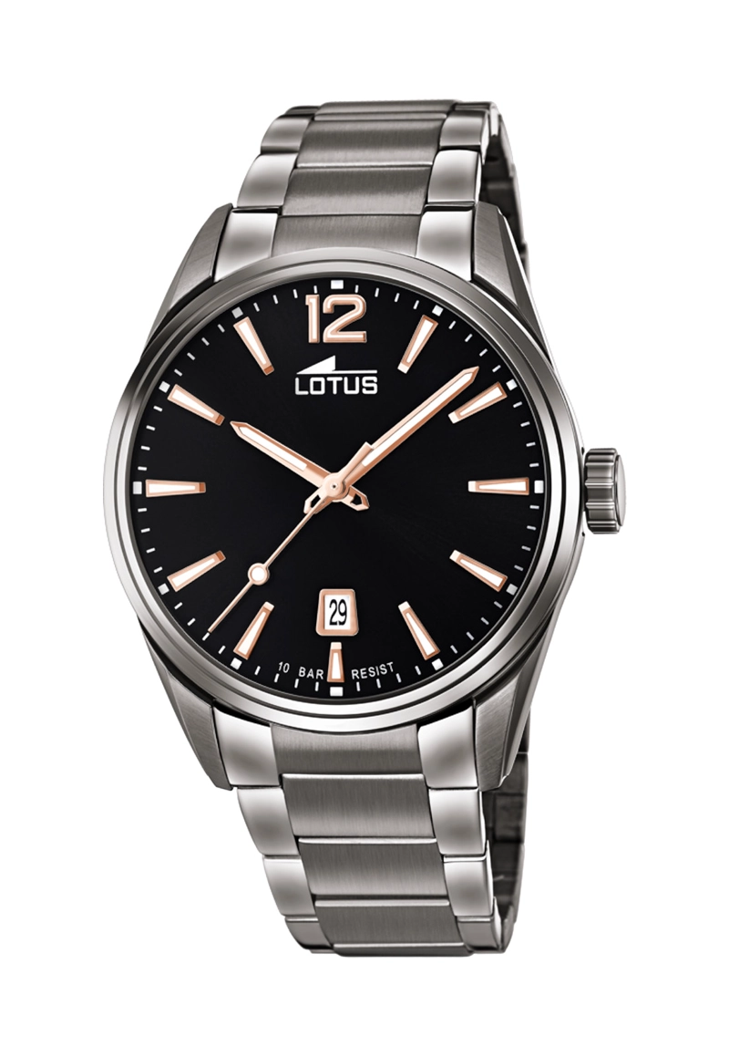 RELOJ 18684/2 LOTUS NEGRO HOMBRE MINIMALIST - 1