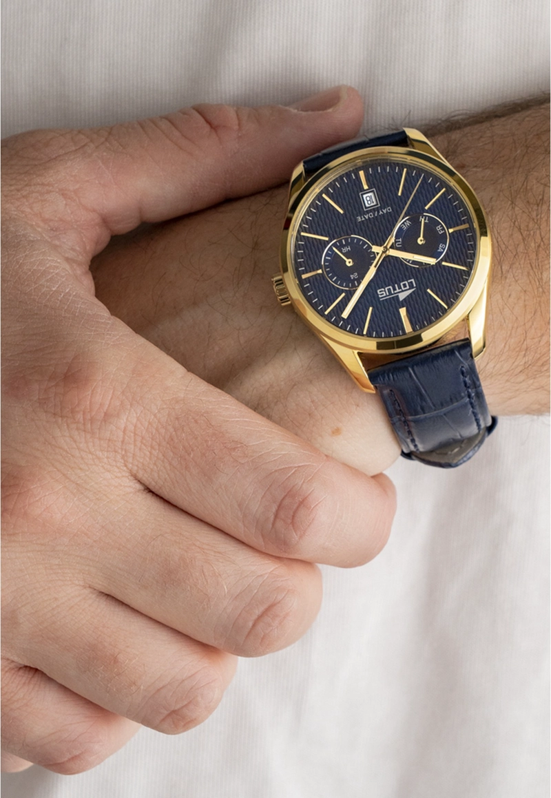 RELOJ 19075/2 LOTUS AZUL HOMBRE MULTIFUNCION - 2