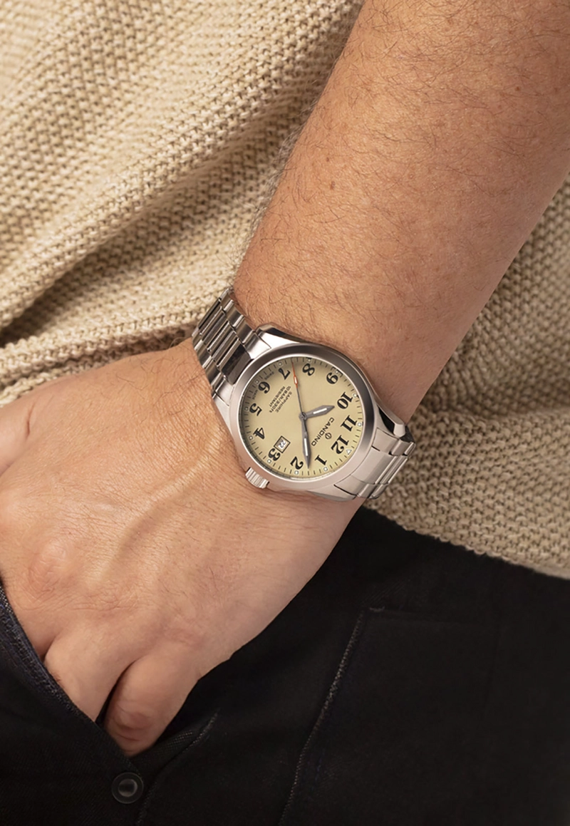 RELOJ C4785/1 CANDINO SWISS MARRON HOMBRE AUTOMATIC - 3