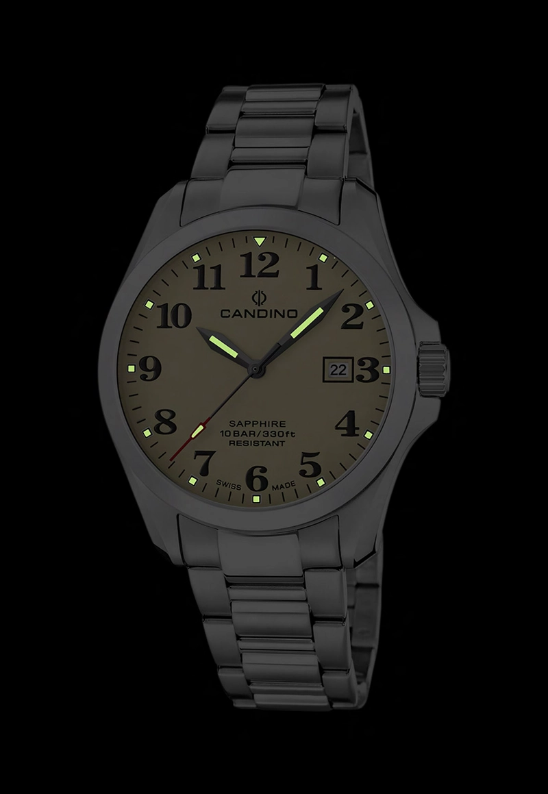 RELOJ C4785/1 CANDINO SWISS MARRON HOMBRE AUTOMATIC - 4