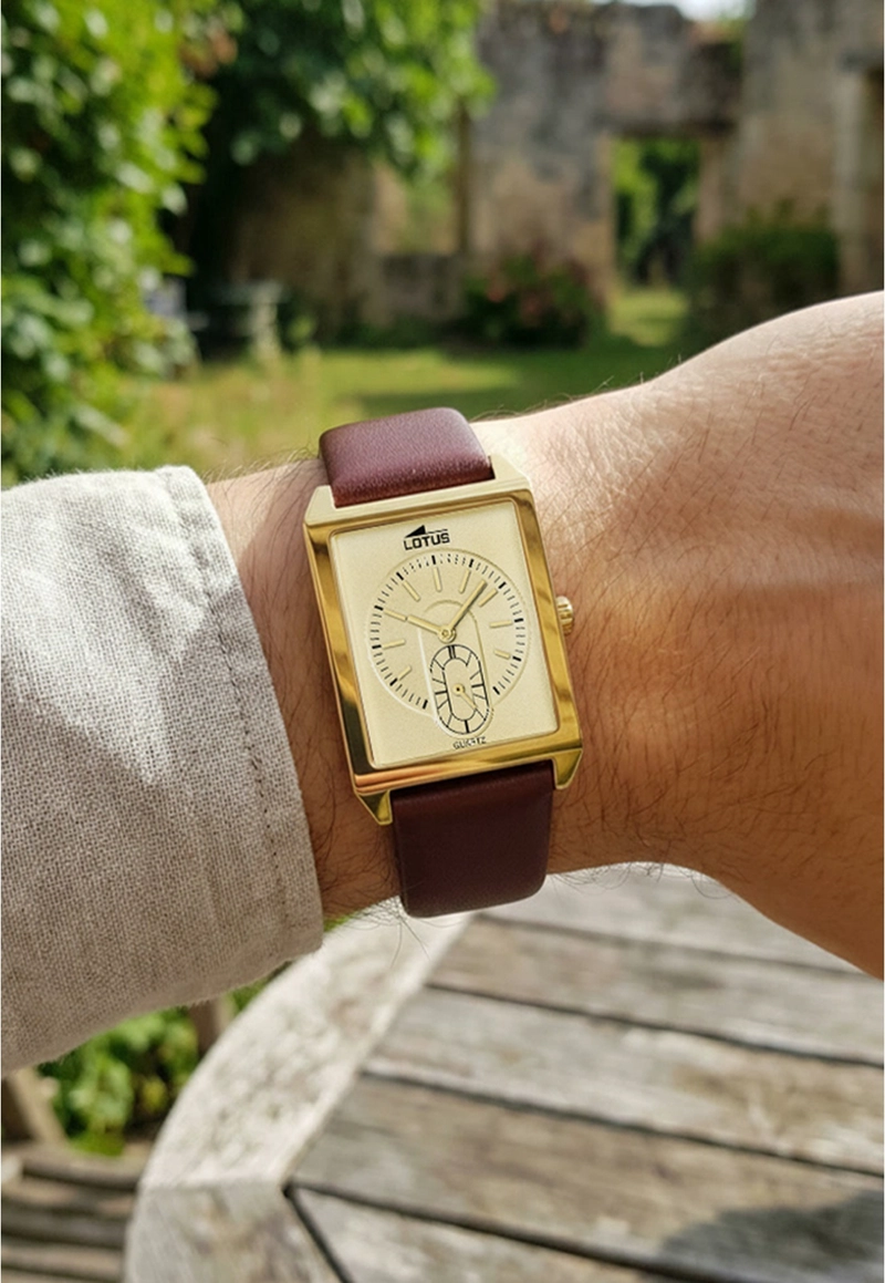 RELOJ 19079/2 LOTUS DORADO HOMBRE CRONO DEPORTIVO - 5