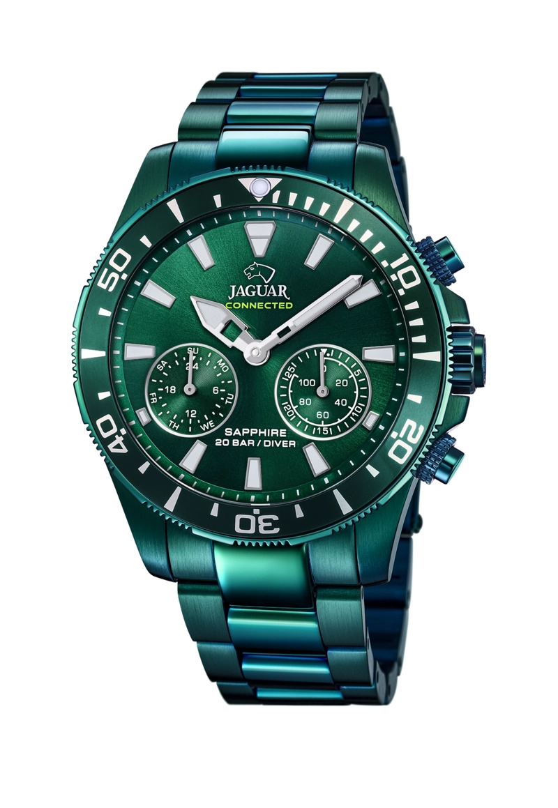 RELOJ J990/A JAGUAR VERDE HOMBRE HYBRID - 1