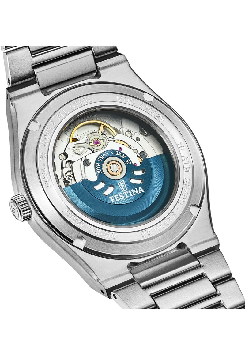 RELOJ F20029/A FESTINA SWISS AZUL MUJER AUTOMATICO - 4