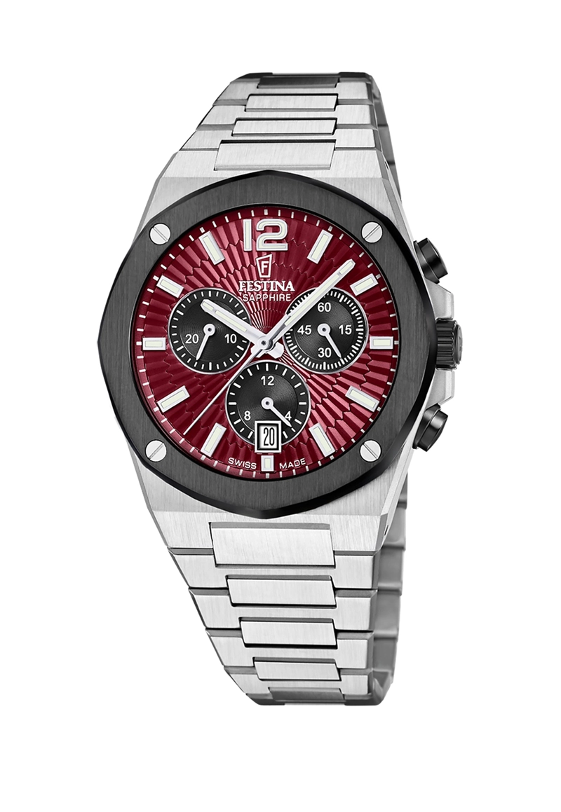 RELOJ F22017/1 FESTINA SWISS ROJO HOMBRE VALLEY - 1