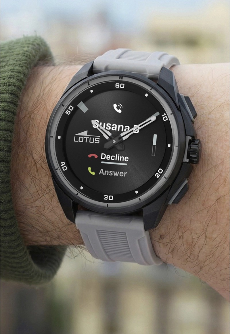RELOJ 20002/1 LOTUS NEGRO HOMBRE CONNECTED FULL D - 4