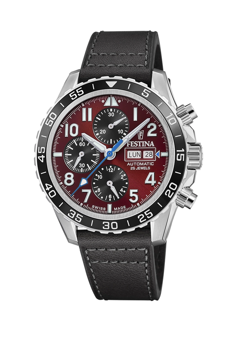 RELOJ F20056/4 FESTINA SWISS ROJO HOMBRE AUTOMATICO - 1