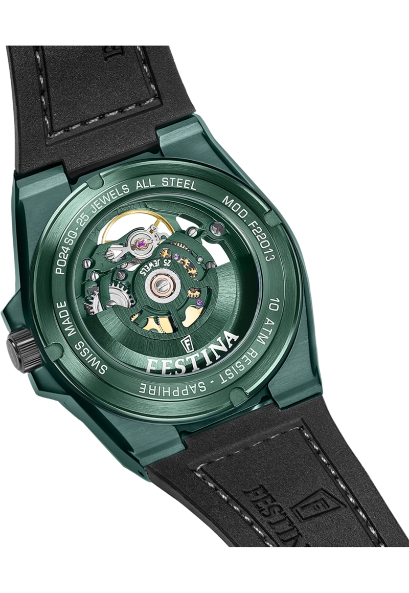 RELOJ F22013/1 FESTINA SWISS VERDE HOMBRE AUTOMATICO - 2