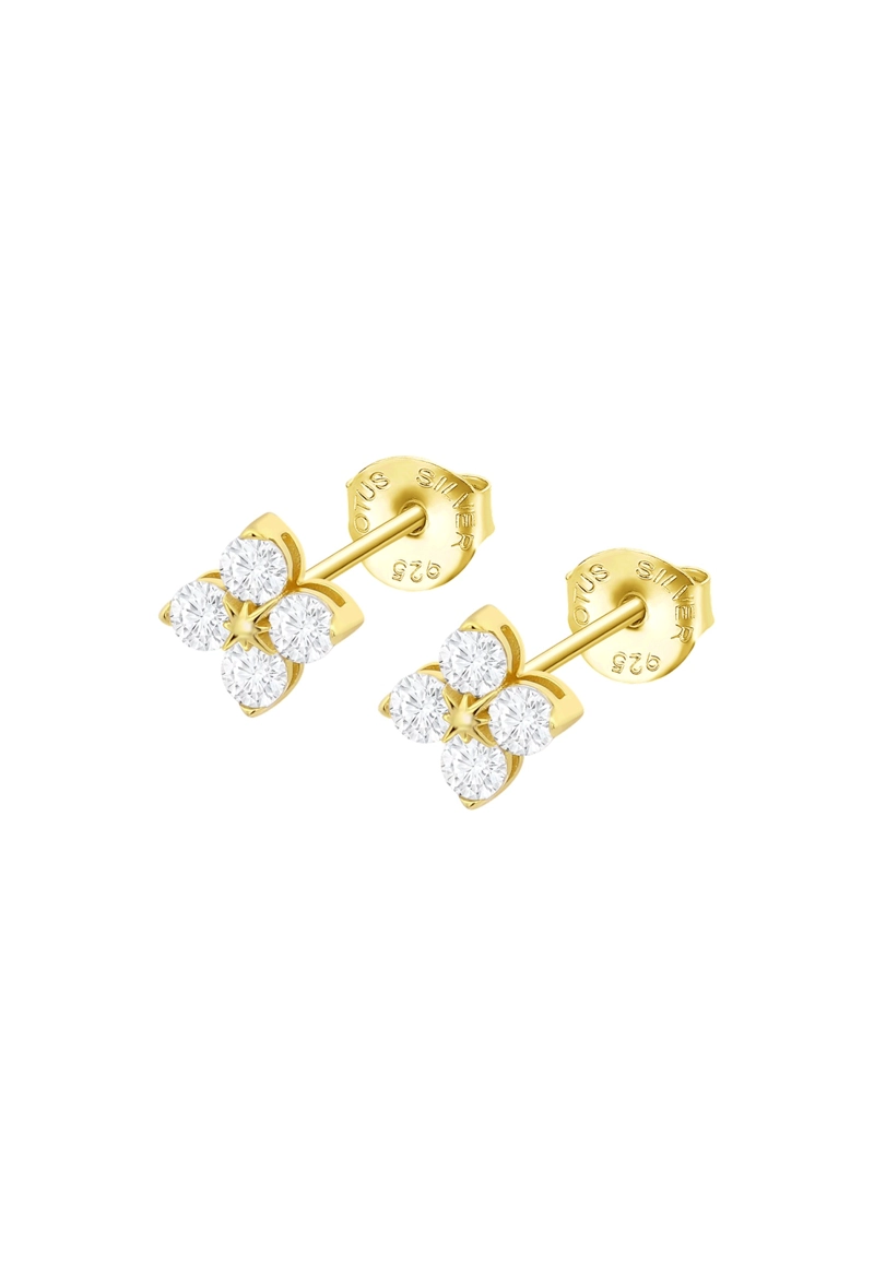 AROS LP3926-4/2 LOTUS SILVER DORADO MUJER CHARMING LADY SWAROVSKI - 1