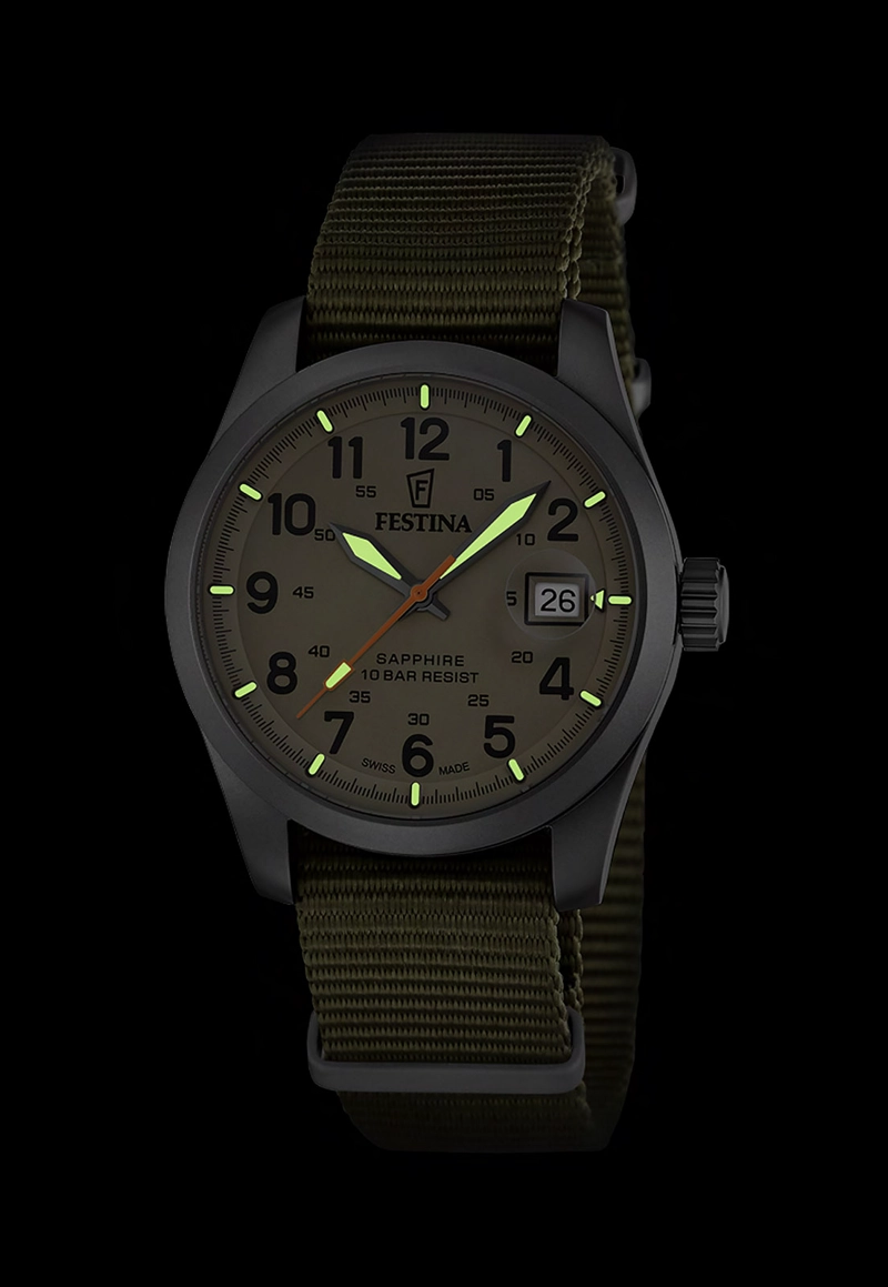 RELOJ F20082/1 FESTINA SWISS MARRON HOMBRE FIELD WATCHES - 5