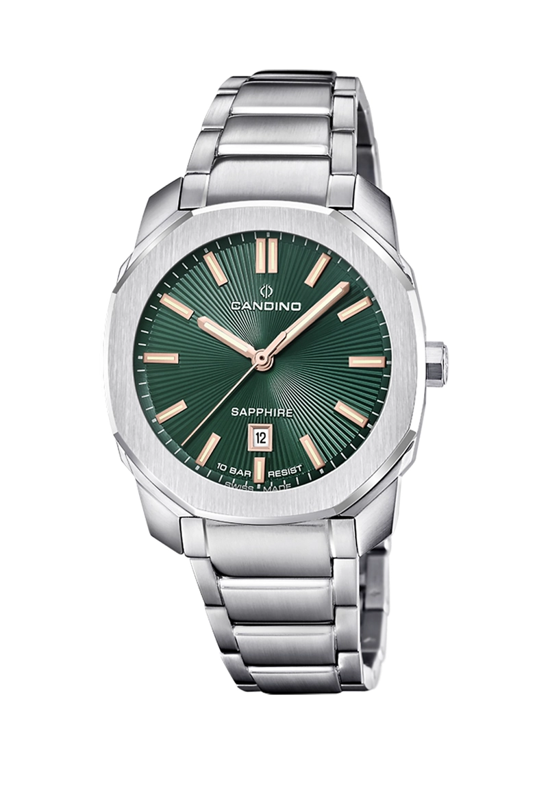 RELOJ C4778/B CANDINO SWISS VERDE MUJER COUPLE SPORT - 1