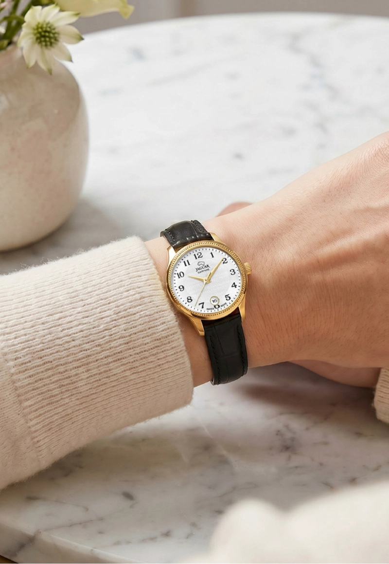 RELOJ J1058/1 JAGUAR SWISS PLATEADO MUJER - 5