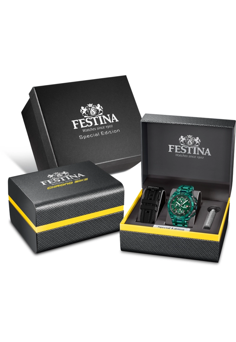 RELOJ F20758/1 FESTINA VERDE HOMBRE - 3