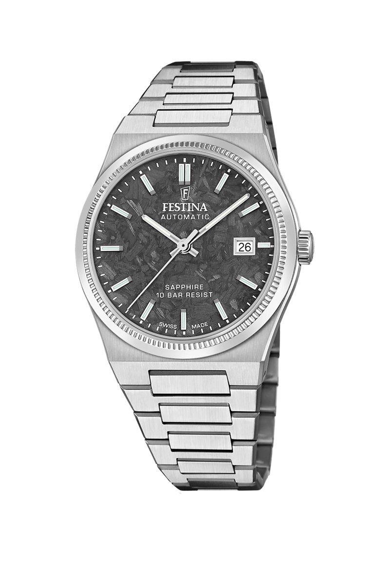 RELOJ F20028/C FESTINA SWISS NEGRO HOMBRE AUTOMATICO - 1