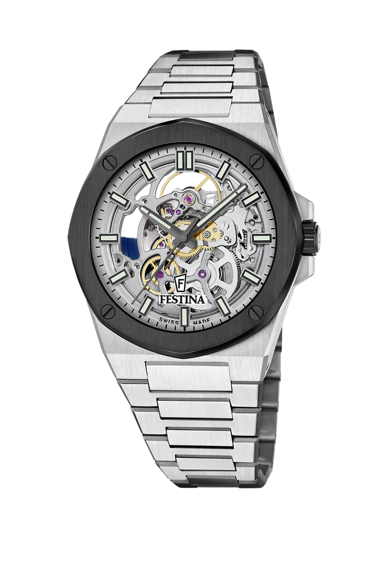 RELOJ F22008/1 FESTINA SWISS PLATEADO HOMBRE - 1