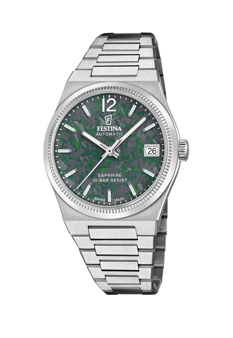 RELOJ F20029/B FESTINA SWISS VERDE MUJER AUTOMATICO - 1