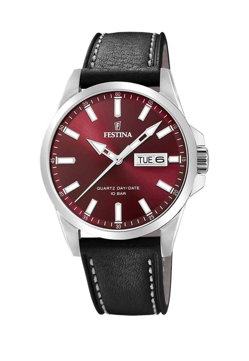 RELOJ F20358/G FESTINA ROJO HOMBRE CORREA CLASICO - 1