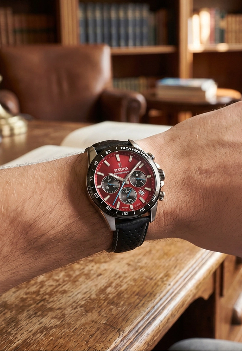 RELOJ F20561/7 FESTINA ROJO HOMBRE TIMELESS CHRONOGRAPH - 2