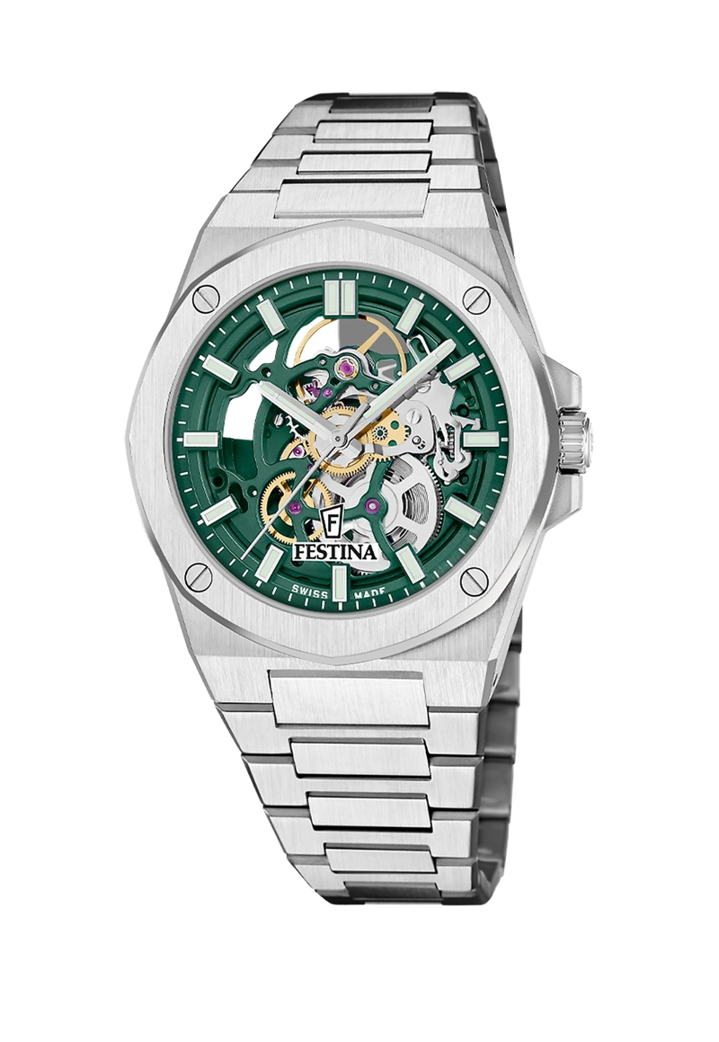 RELOJ F22006/3 FESTINA SWISS VERDE HOMBRE - 1