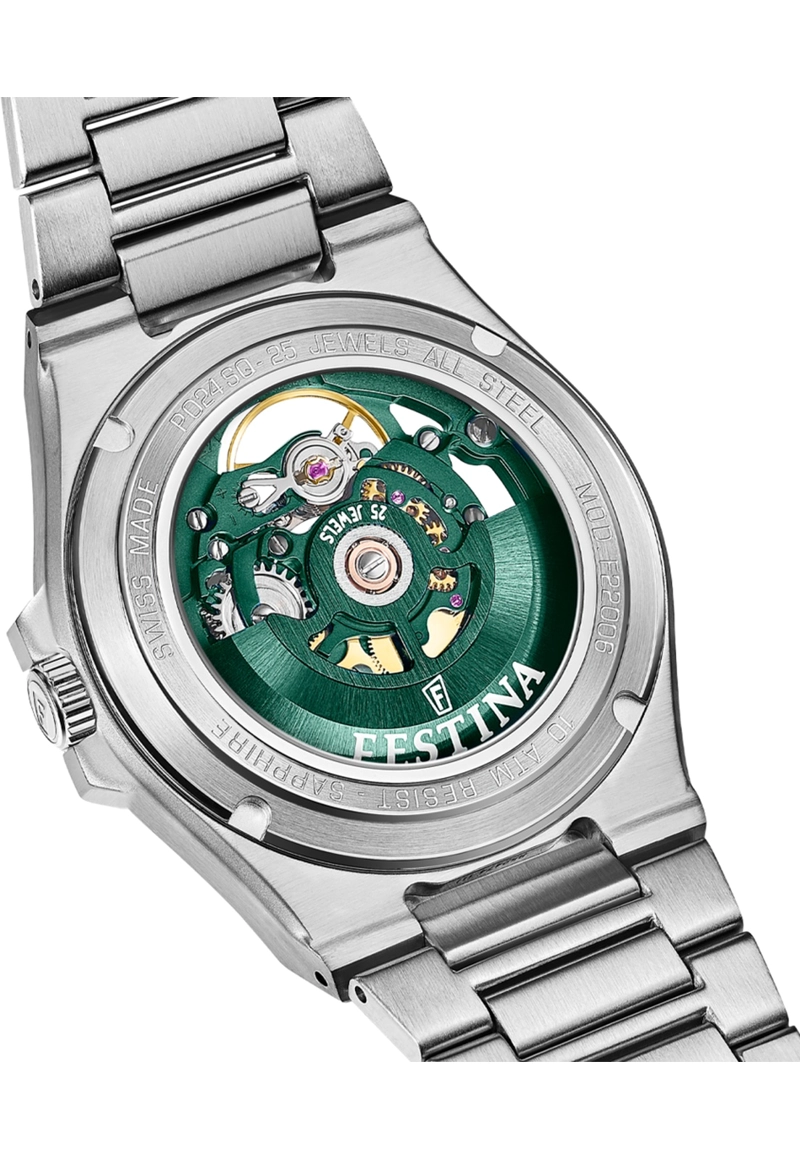 RELOJ F22006/3 FESTINA SWISS VERDE HOMBRE - 4