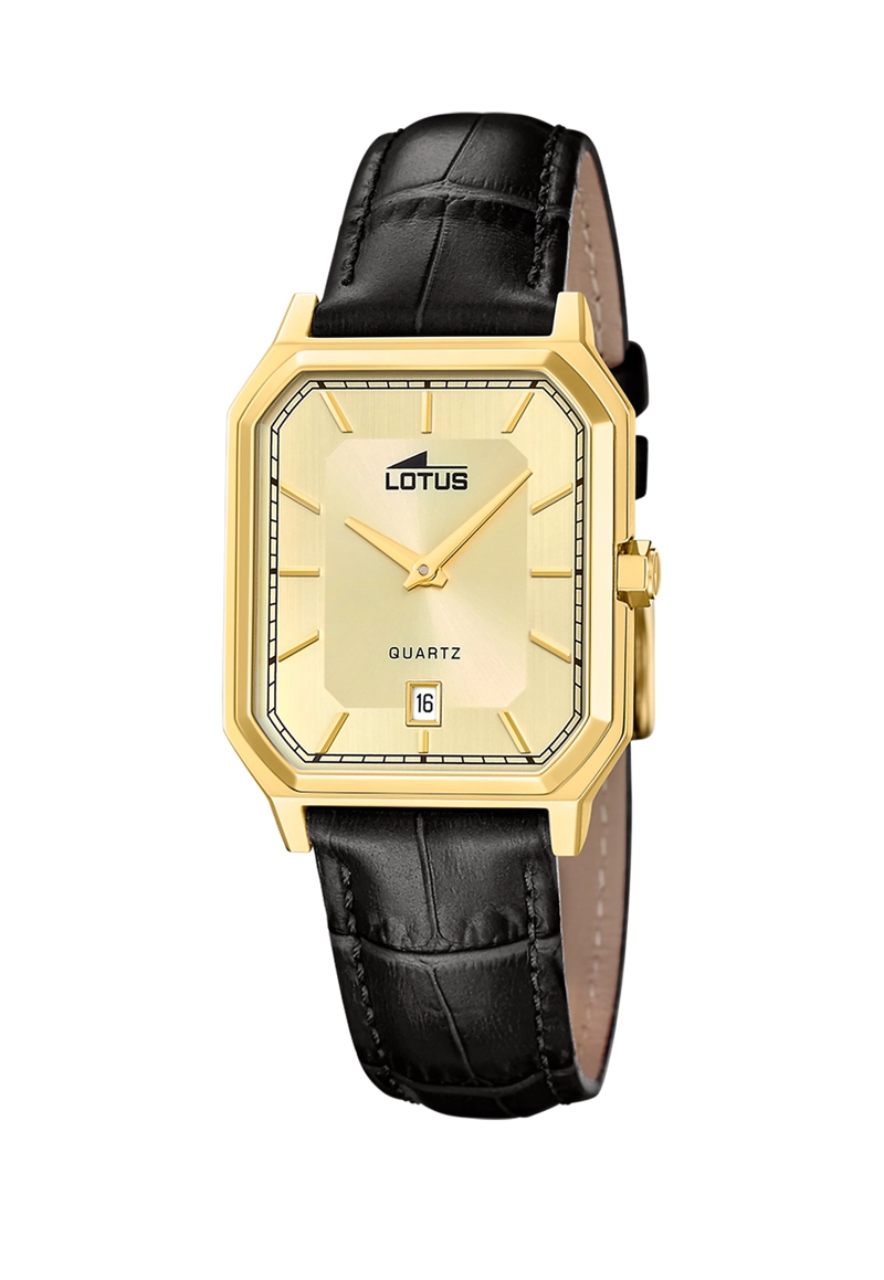 RELOJ 19081/3 LOTUS DORADO HOMBRE - 1