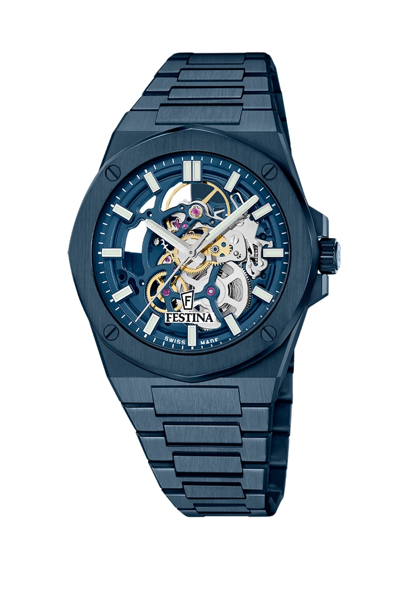 RELOJ F22010/1 FESTINA SWISS AZUL HOMBRE - 1