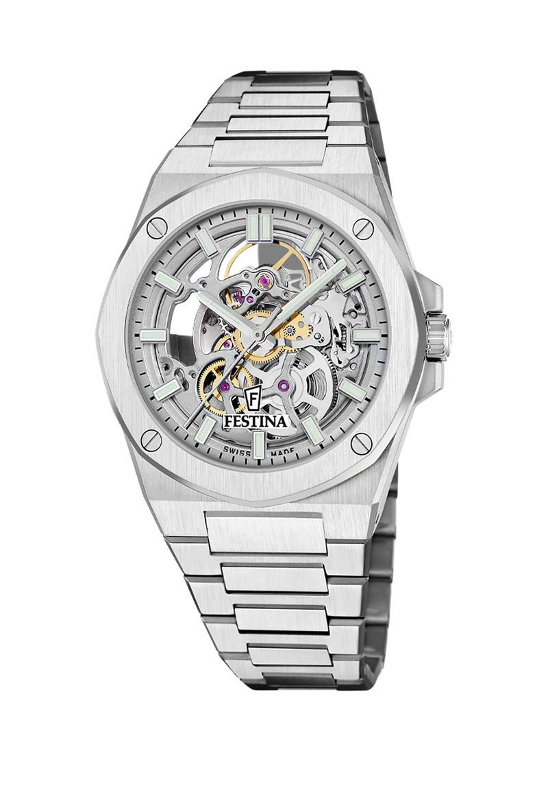 RELOJ F22006/1 FESTINA SWISS PLATEADO HOMBRE - 1