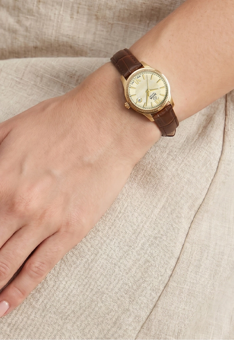 RELOJ J1058/3 JAGUAR SWISS DORADO MUJER - 5
