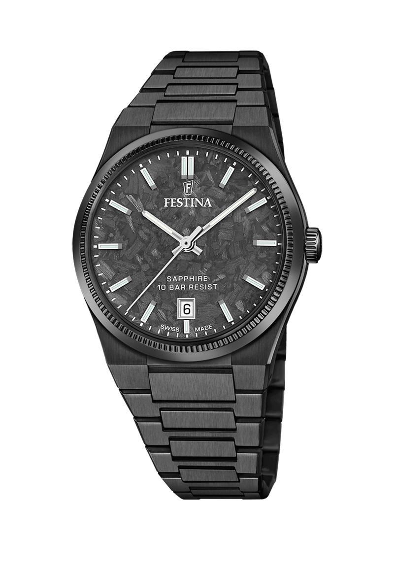 RELOJ F20080/2 FESTINA SWISS NEGRO HOMBRE RIVE COLLECTION - 1