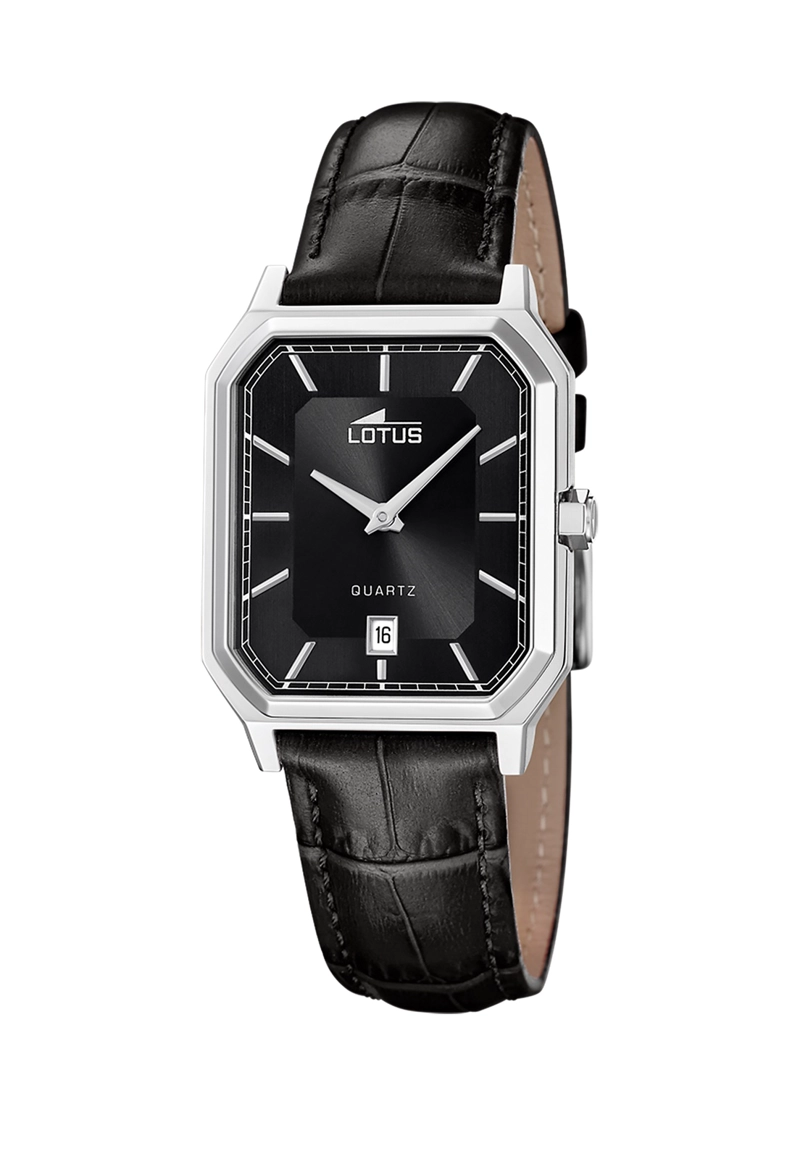 RELOJ 19080/4 LOTUS NEGRO HOMBRE - 1