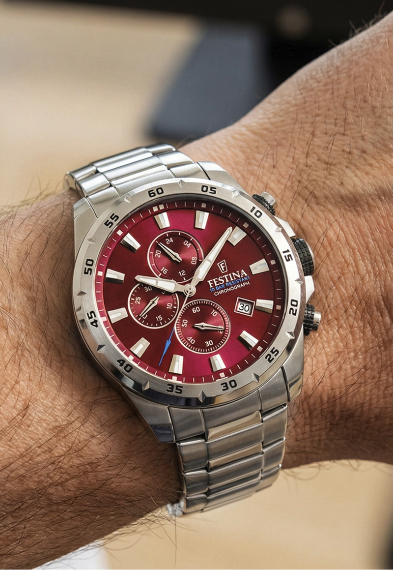 RELOJ F20463/5 FESTINA ROJO HOMBRE TIMELESS CHRONOGRAPH - 3