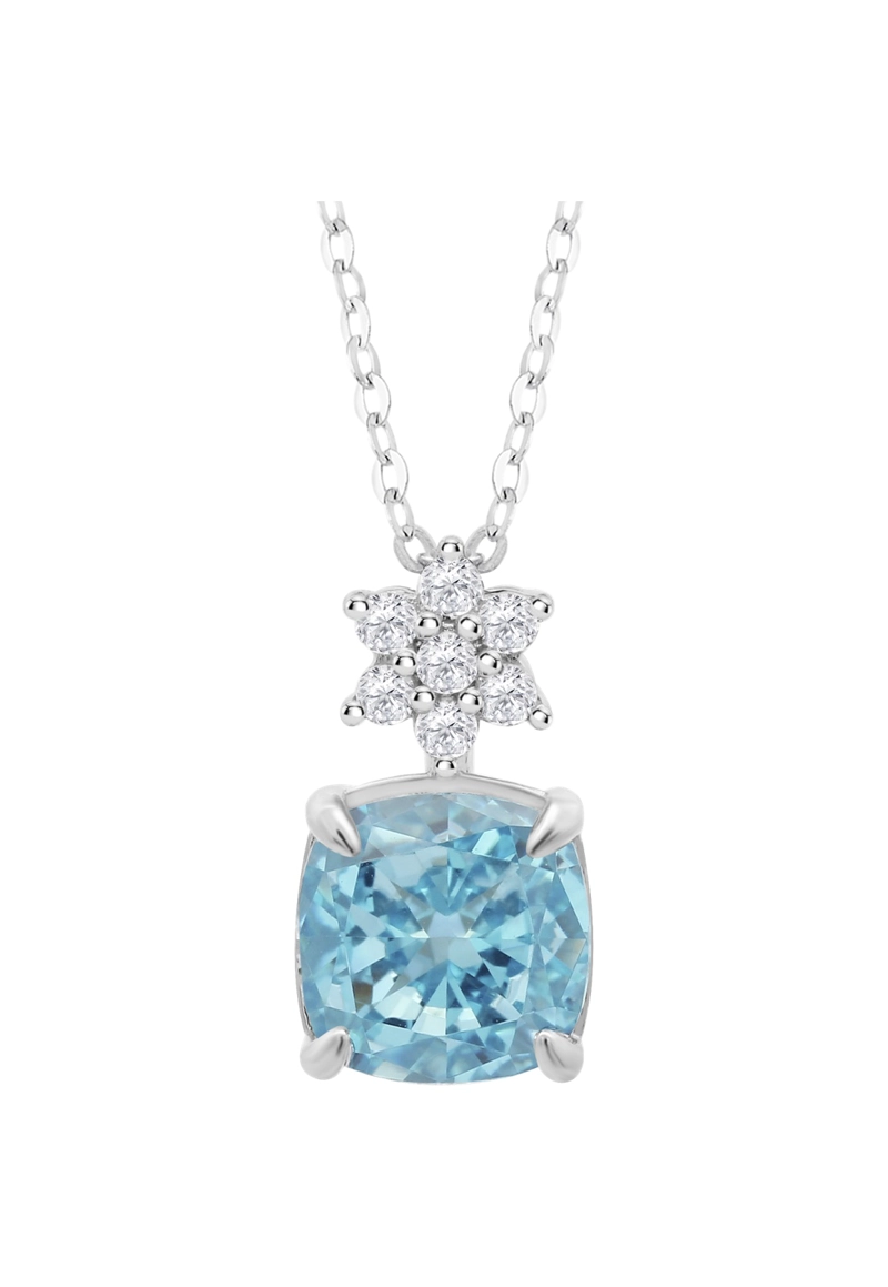 COLLAR LP3903-1/2 LOTUS SILVER CELESTE MUJER FANTASY - 2