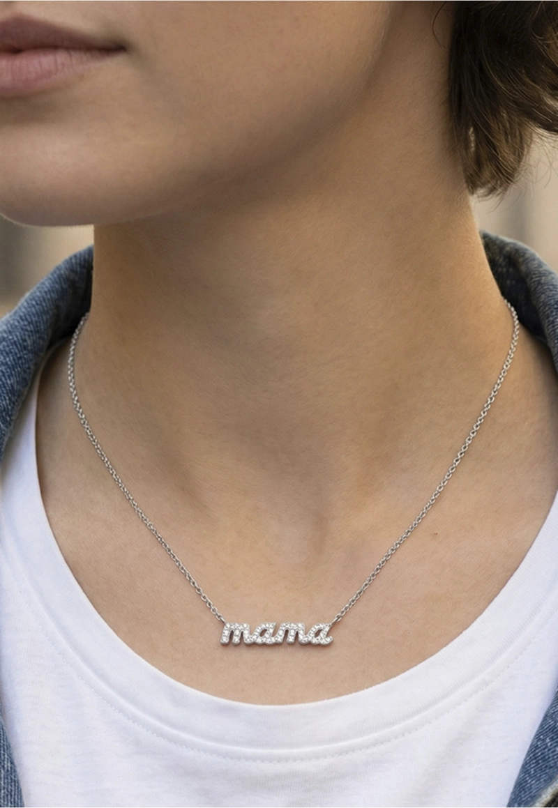 COLLAR LP3947-1/1 LOTUS SILVER PLATEADO MUJER MOTHER'S LOVE - 3