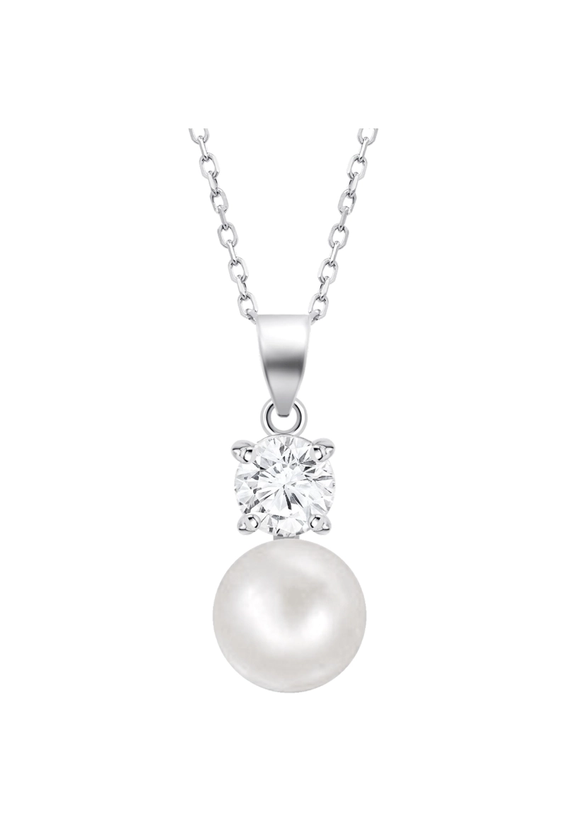 COLLAR LP3946-1/1 LOTUS SILVER PLATEADO MUJER PEARLS - 2