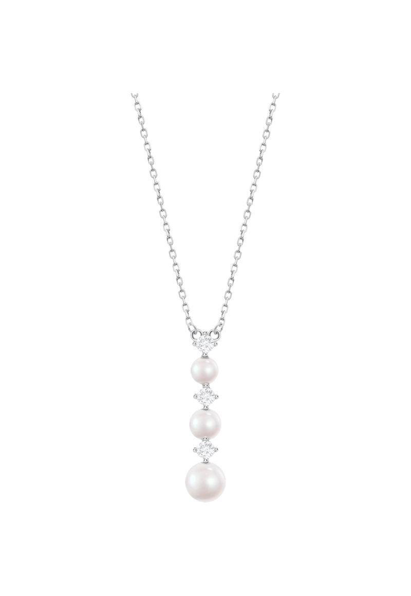 COLLAR LP3931-1/1 LOTUS SILVER PLATEADO MUJER PEARLS - 1