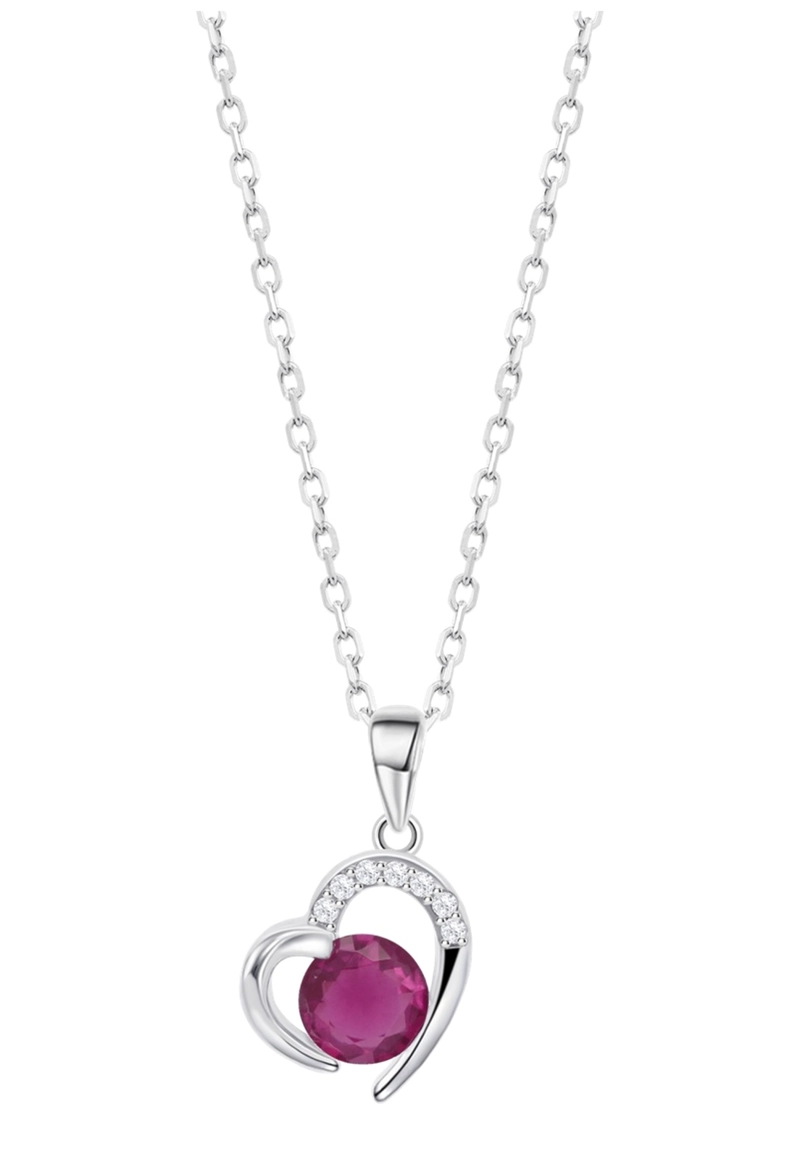 COLLAR LP3106-1/7 LOTUS SILVER ROSADO MUJER MOMENTS - 1