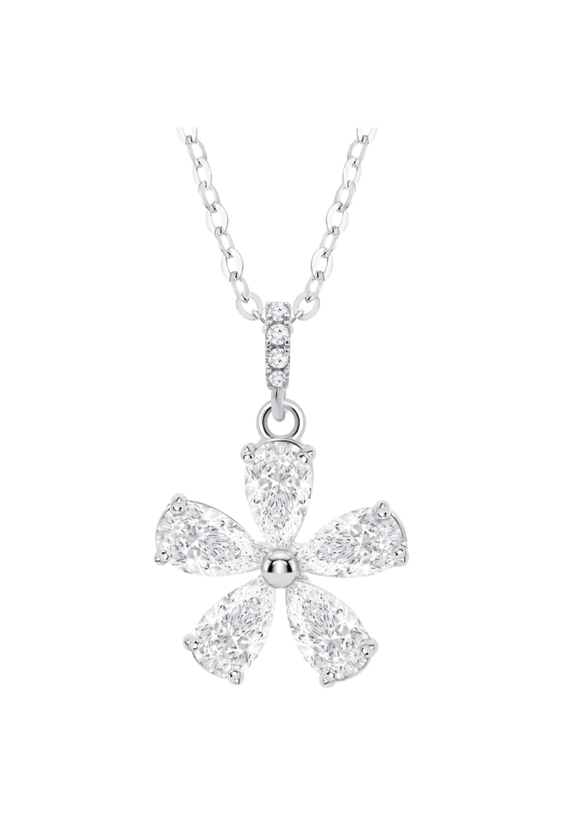 COLLAR LP3929-1/1 LOTUS SILVER PLATEADO MUJER TRENDY - 2