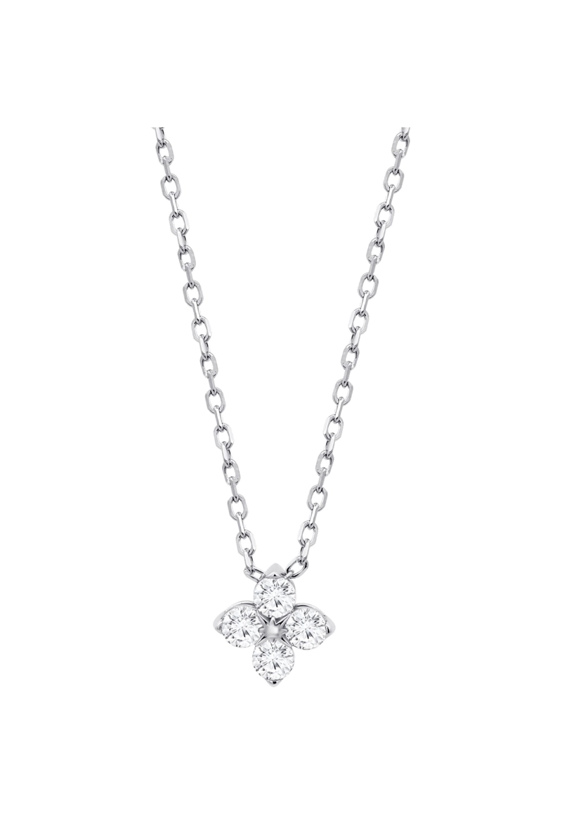 COLLAR LP3926-1/1 LOTUS SILVER PLATEADO MUJER CHARMING LADY SWAROVSKI - 1