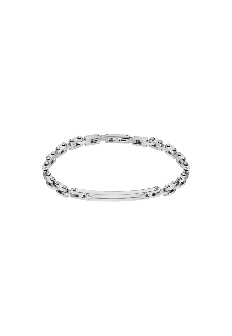 PULSERA LS2595-2/1 LOTUS STYLE PLATEADO HOMBRE - 1