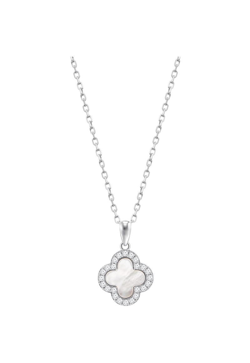 COLLAR LP3927-1/1 LOTUS SILVER PLATEADO MUJER TRENDY - 1