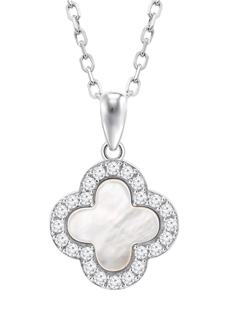 COLLAR LP3927-1/1 LOTUS SILVER PLATEADO MUJER TRENDY - 2
