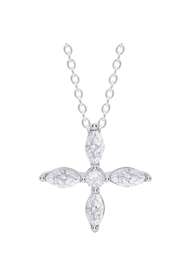 COLLAR LP3933-1/1 LOTUS SILVER PLATEADO MUJER TRENDY - 2