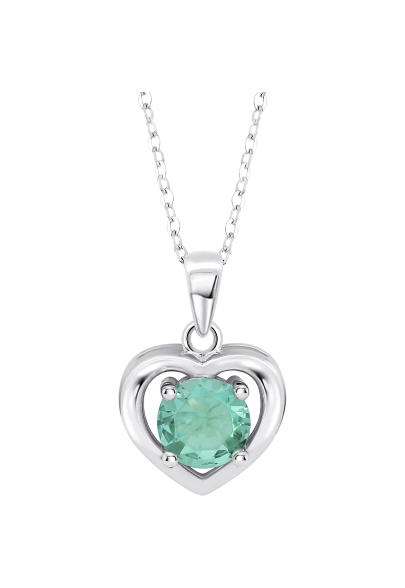 COLLAR LP3092-1/5 LOTUS SILVER VERDE MUJER MOMENTS - 2