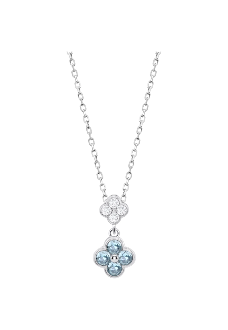 COLLAR LP3932-1/1 LOTUS SILVER PLATEADO MUJER TRENDY - 1
