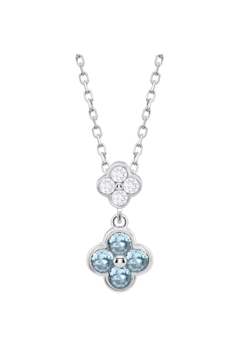 COLLAR LP3932-1/1 LOTUS SILVER PLATEADO MUJER TRENDY - 2